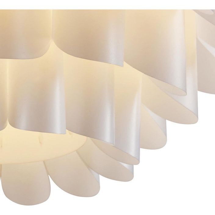 Lampe suspension PVC blanc Cikaj - Photo n°3