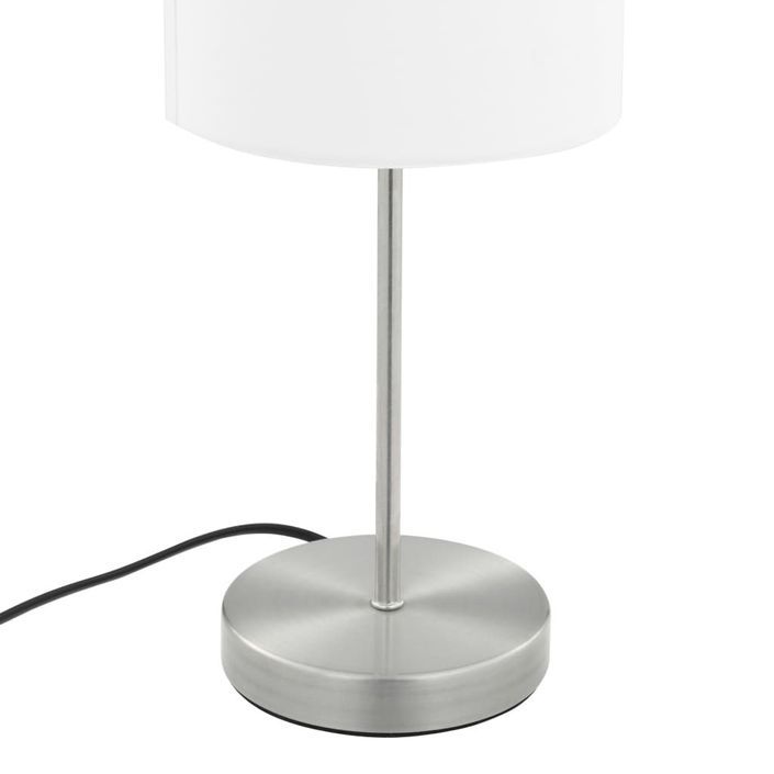 Lampes de table bouton tactile Blanc E14 Elsa - Photo n°4
