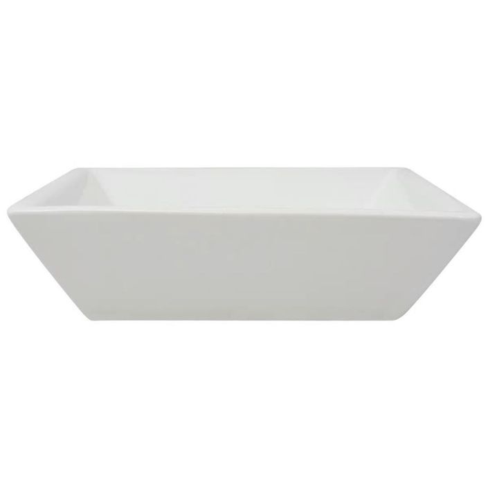 Lavabo carrée Céramique Blanc 41,5 x 41,5 x 12 cm - Photo n°4