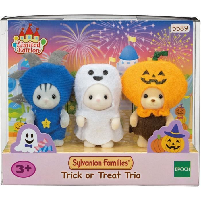 Le trio des bébés en costumes d'Halloween - Photo n°1