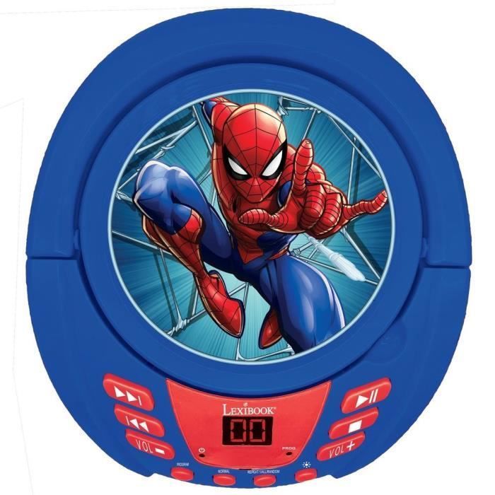 Lecteur CD Bluetooth Spider-Man avec Effets Lumineux - Photo n°4