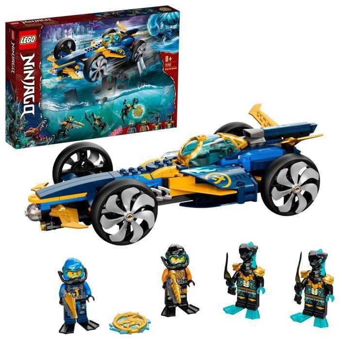 LEGO 71752 NINJAGO Le bolide ninja sous-marin Set de Construction, Sous-marin et Voiture avec Mini Figurines de Cole et Jay - Photo n°1