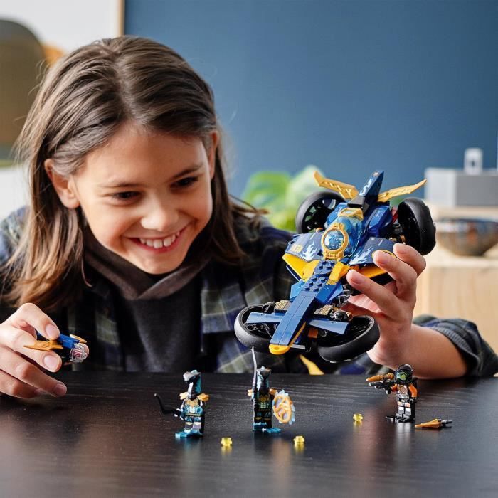 LEGO 71752 NINJAGO Le bolide ninja sous-marin Set de Construction, Sous-marin et Voiture avec Mini Figurines de Cole et Jay - Photo n°4