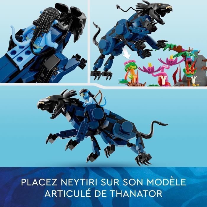 LEGO Avatar 75571 Neytiri et le Thanator vs. Quaritch dans l'Exosquelette AMP, Jouet - Photo n°3