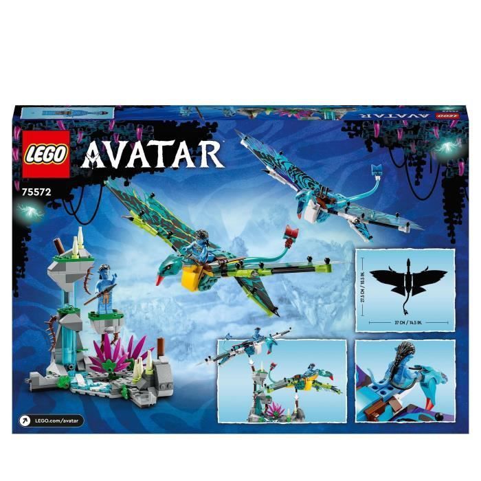 LEGO Avatar 75572 Le Premier Vol en Banshee de Jake & Neytiri, Jouet Pandora, avec Animaux - Photo n°6