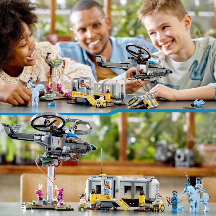 LEGO Avatar 75573 Les Montagnes Flottantes : le Secteur 26 et le Samson RDA, Jouet, Figurines - Photo n°5