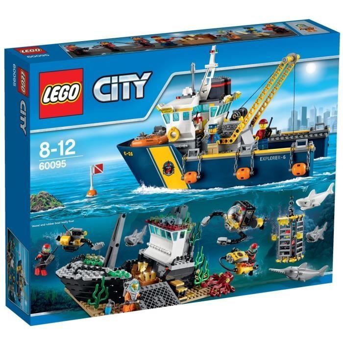 Lego City 60095 Le Bateau d'Exploration Sous-Marin - Photo n°1