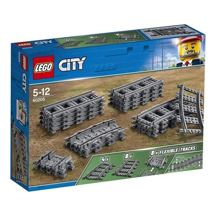 LEGO City 60205 Pack de Rails - Photo n°1