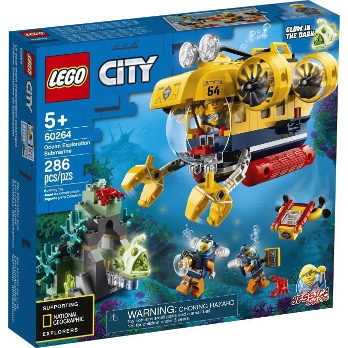 LEGO City 60264 Le sous-marin d'exploration - Photo n°1