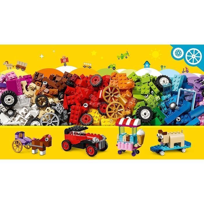 LEGO Classic 10715 La boîte de briques et de roues LEGO - Photo n°4