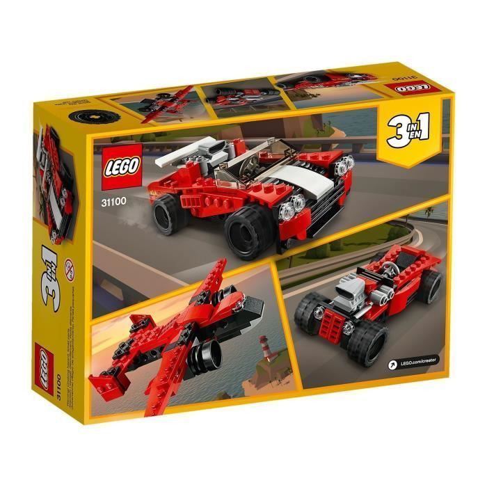 LEGO Creator 31100 La voiture de sport - Photo n°3