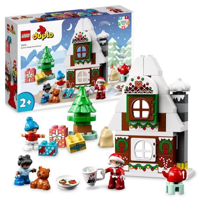 LEGO DUPLO 10976 La Maison en Pain d'Épices du Pere Noël, Jouet Enfants 2 Ans - Photo n°1