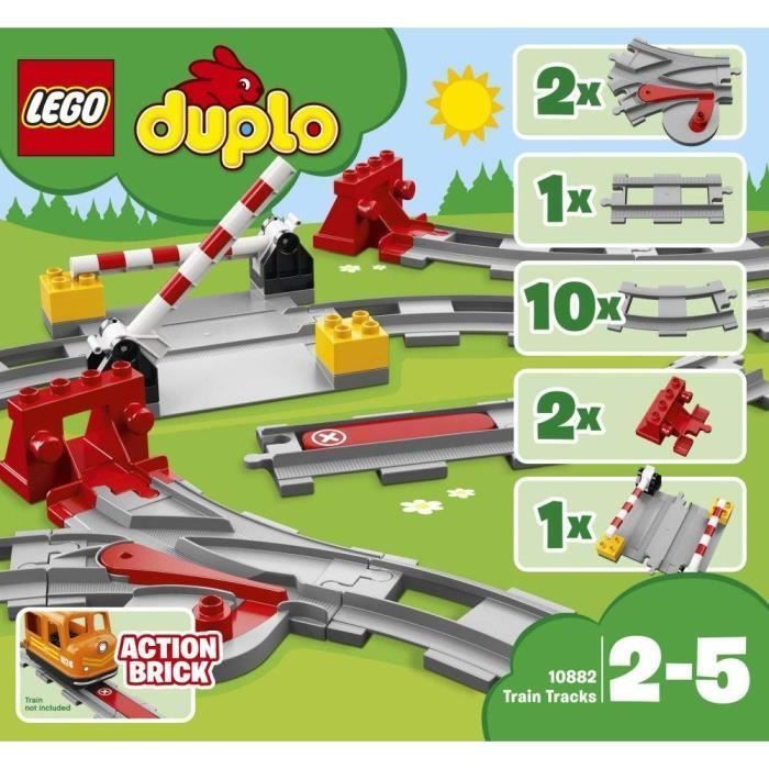 LEGO DUPLO Ma ville 10882 Les Rails du Train - Photo n°4