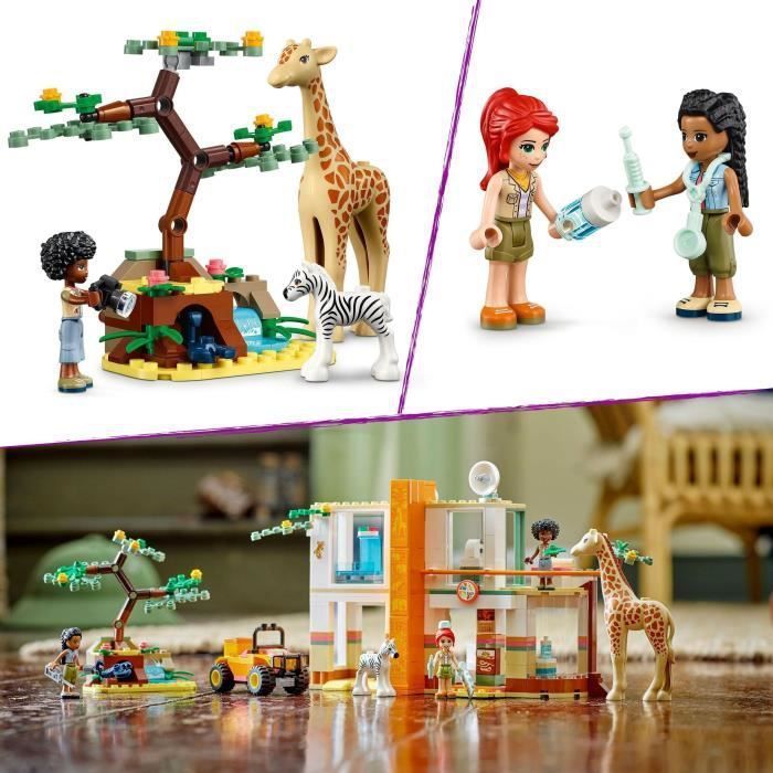 LEGO Friends 41717 Le Centre de Sauvetage de la Faune de Mia, avec Figurines d'Animaux - Photo n°4