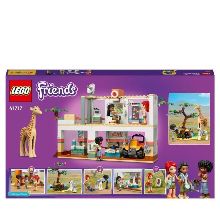 LEGO Friends 41717 Le Centre de Sauvetage de la Faune de Mia, avec Figurines d'Animaux - Photo n°6