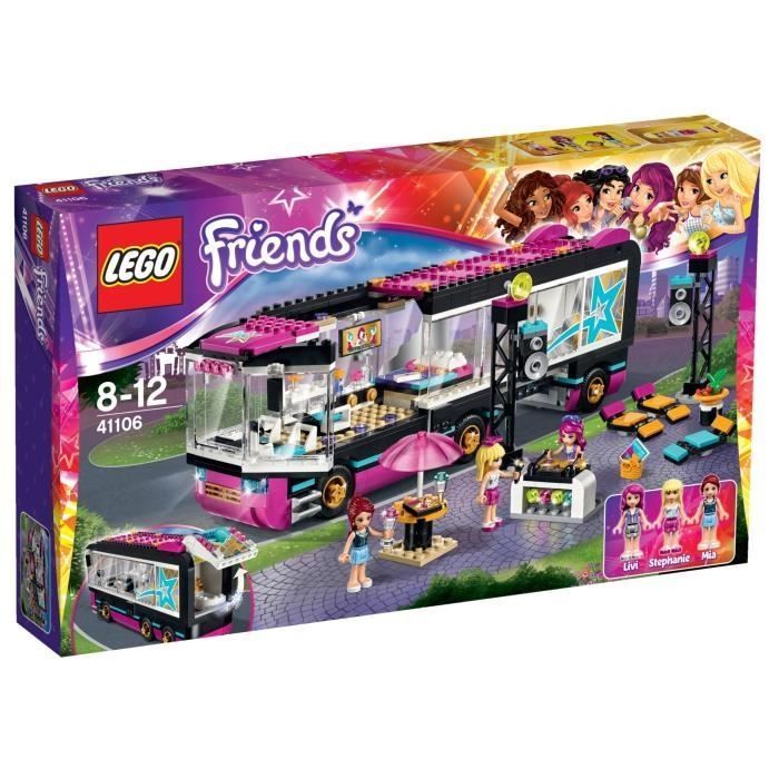 Lego Friends Pop Star 41106 La Tournée en Bus - Photo n°1