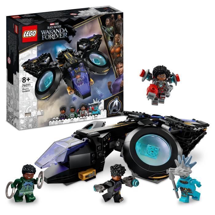 LEGO Marvel 76211 Le Sunbird de Shuri, Vaisseau Jouet, Black Panther Figurines, Super-Héros - Photo n°1