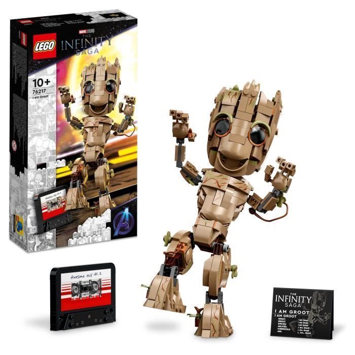 LEGO Marvel 76217 Je s'Appelle Groot, Figurine sur Les Gardiens de la Galaxie 2 - Photo n°1