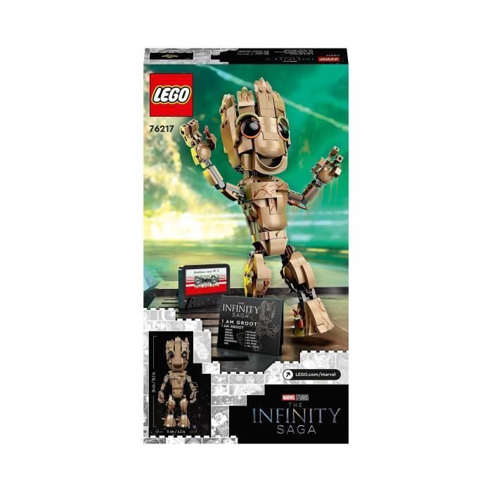 LEGO Marvel 76217 Je s'Appelle Groot, Figurine sur Les Gardiens de la Galaxie 2 - Photo n°6