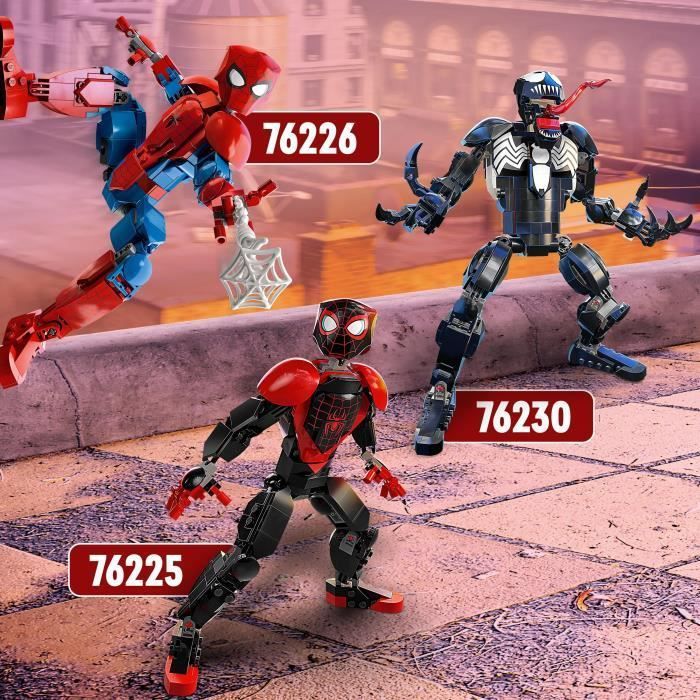 LEGO Marvel 76226 La Figurine de Spider-Man, Jouet a Construire Super-Héros, Cadeau 8 Ans - Photo n°3