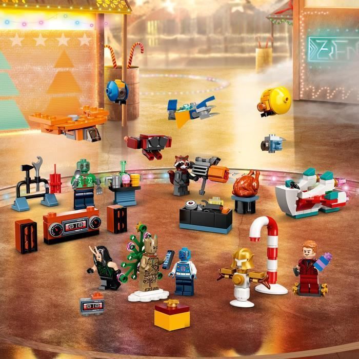 LEGO Marvel 76231 Le Calendrier de l'Avent 2022 Les Gardiens de la Galaxie, pour Enfants - Photo n°4