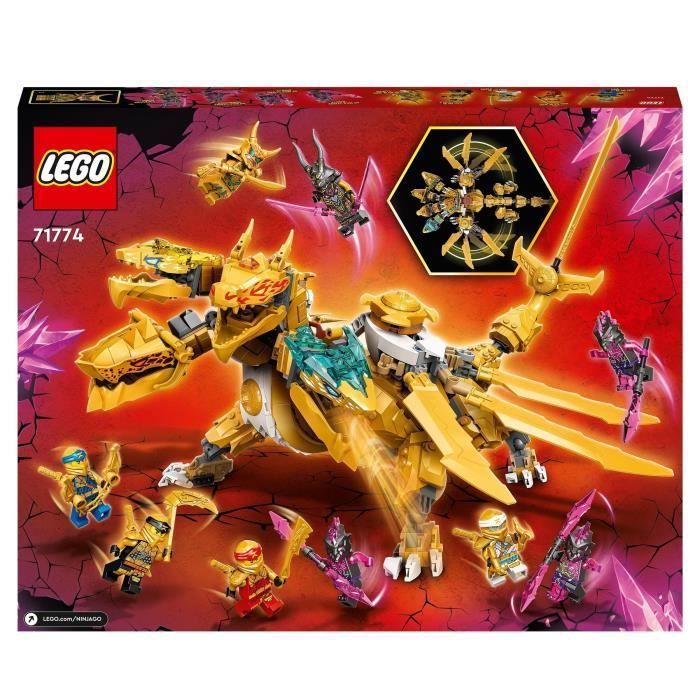 LEGO NINJAGO 71774 L'Ultra Dragon d'Or de Lloyd, Jouet avec Figurines Kai et Zane - Photo n°6