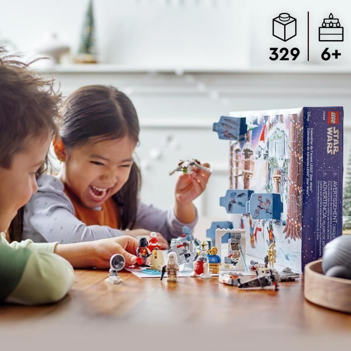 LEGO Star Wars 75340 Le Calendrier de l'Avent 2022, 24 Mini-Jouets, Cadeau avec Figurines - Photo n°2