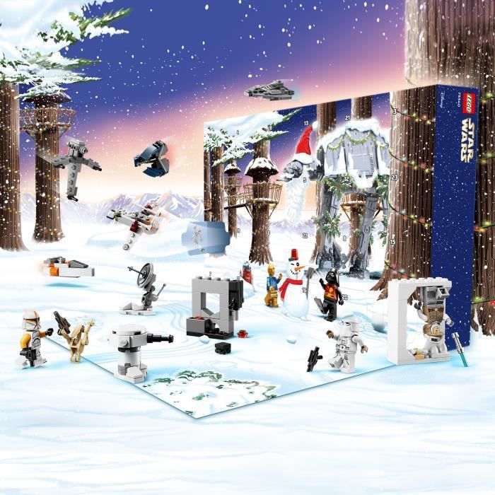 LEGO Star Wars 75340 Le Calendrier de l'Avent 2022, 24 Mini-Jouets, Cadeau avec Figurines - Photo n°3