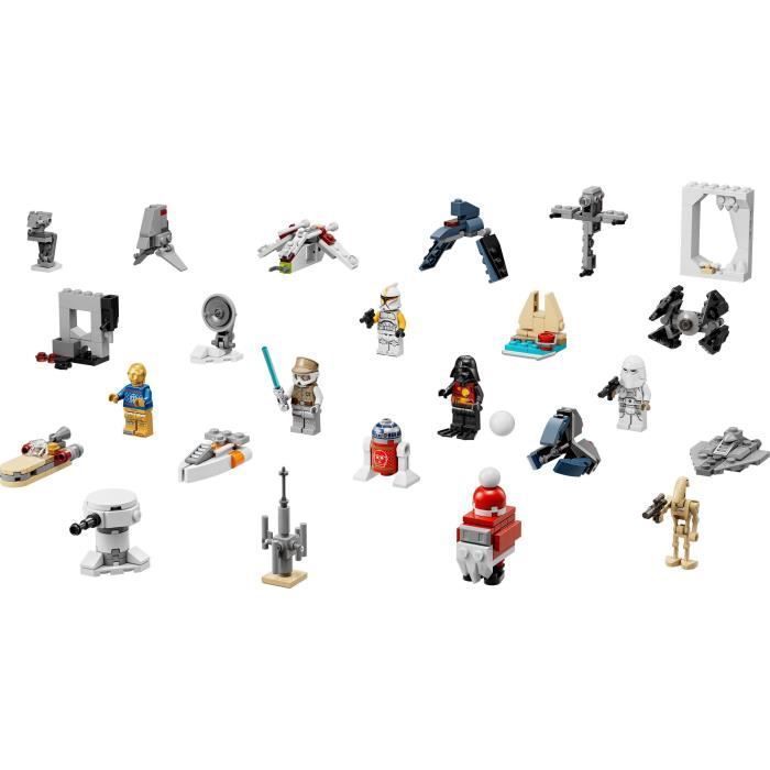 LEGO Star Wars 75340 Le Calendrier de l'Avent 2022, 24 Mini-Jouets, Cadeau avec Figurines - Photo n°5