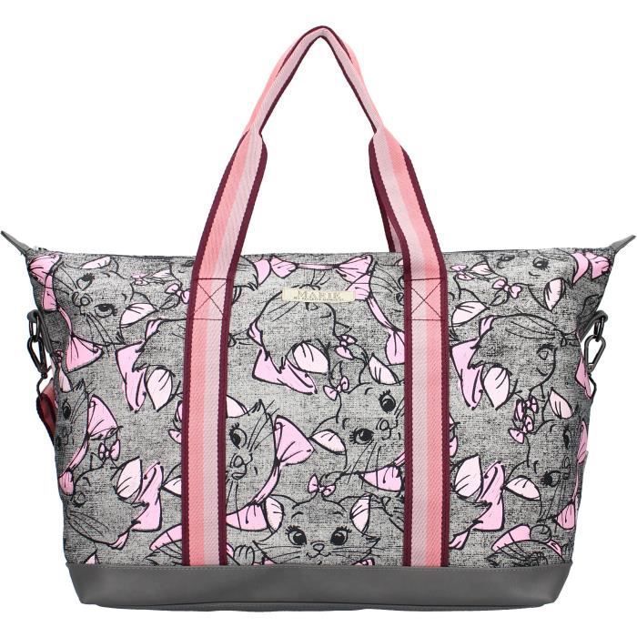 LES ARISTOCHATS Sac Shopping Marie My Favourite Memories Gris/Rose - Photo n°2