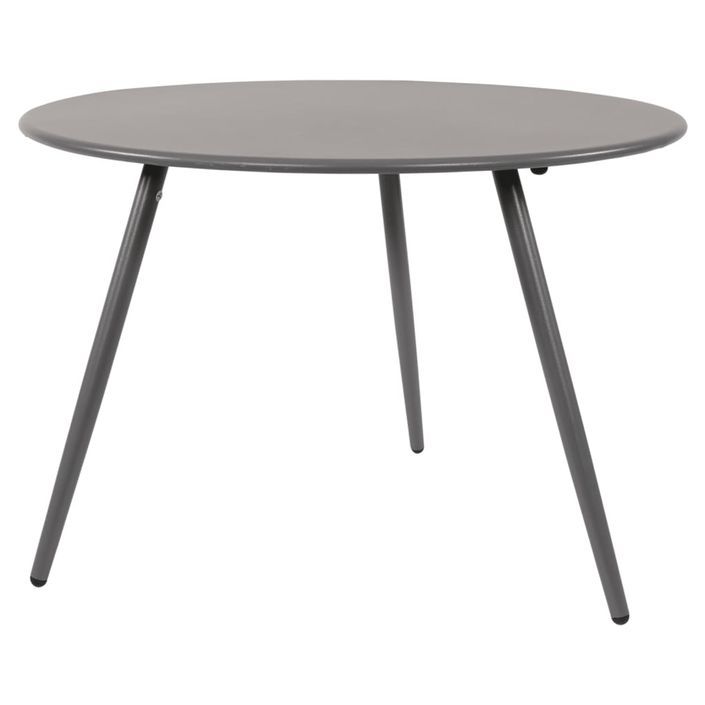 Lesli Living Table d'appoint Rafael 60x41 cm Gris - Photo n°1