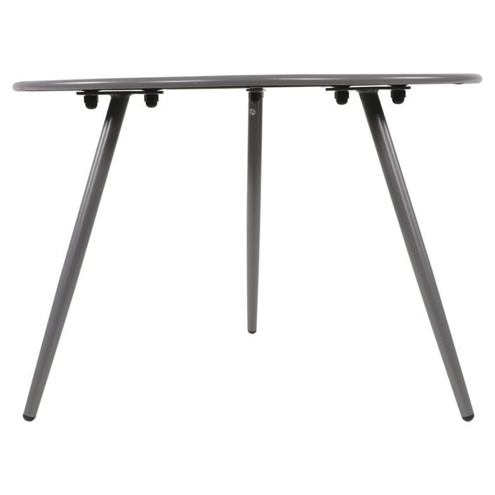Lesli Living Table d'appoint Rafael 60x41 cm Gris - Photo n°2