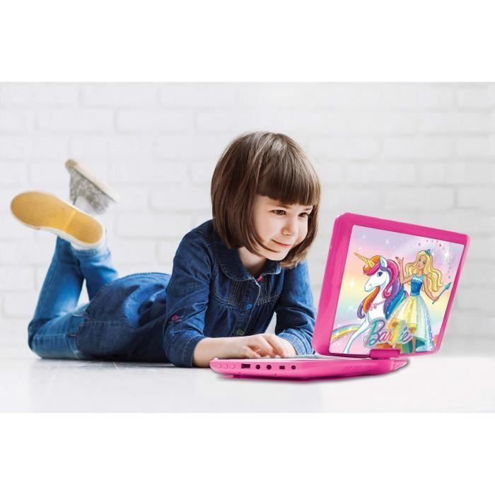 LEXIBOOK Barbie Lecteur DVD Portable pour enfant - DVDP6BB - Photo n°3