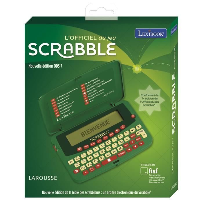 LEXIBOOK - Dictionnaire Electronique Officiel du Jeu de SCRABBLE Deluxe - L'officiel du Scrabble - Larousse - Photo n°3