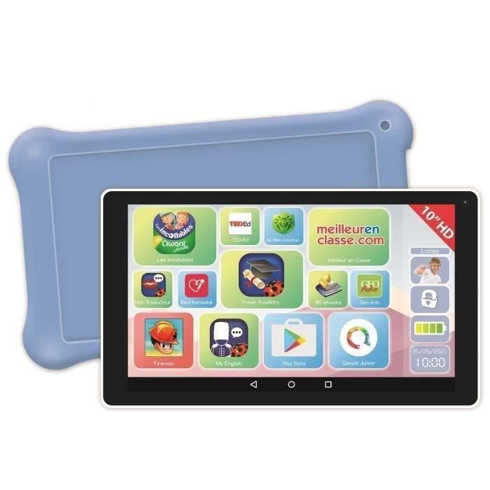 LEXIBOOK - LexiTab 10 - Tablette enfant avec applications éducatives, jeux et contrôles parentaux - Pochette de protection incluse - Photo n°1