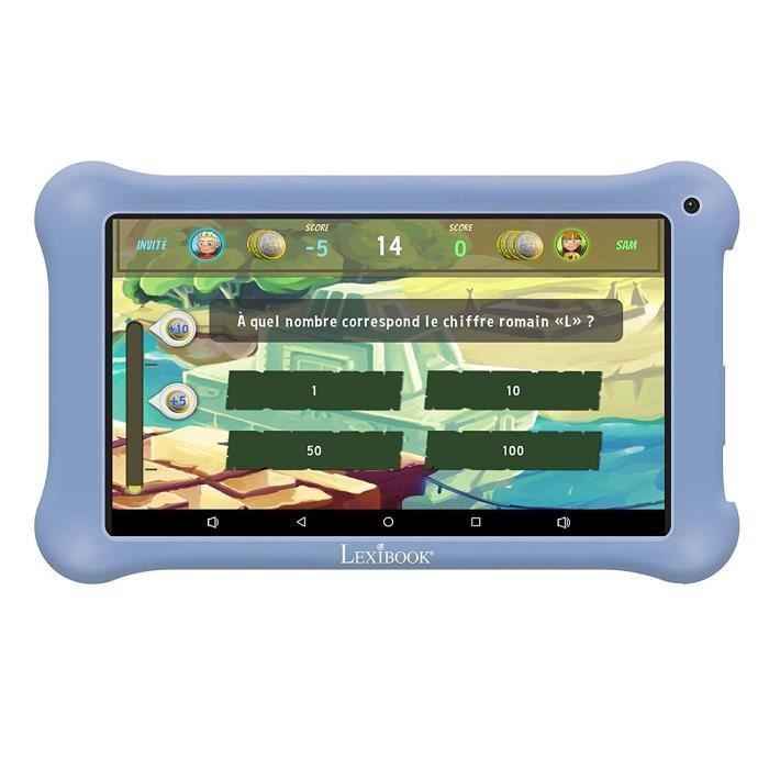 LEXIBOOK - LexiTab 10 - Tablette enfant avec applications éducatives, jeux et contrôles parentaux - Pochette de protection incluse - Photo n°5