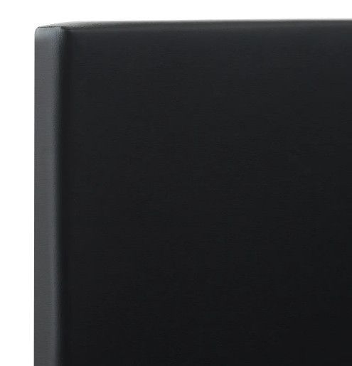 Lit adulte 2 tiroirs simili cuir noir Nyam 90x200 cm - Photo n°6