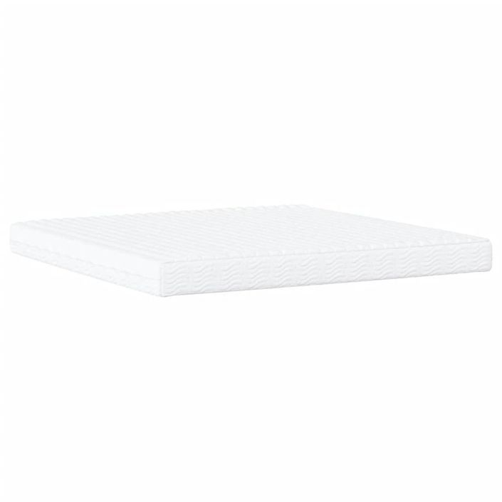 Lit avec matelas gris clair 200x200 cm velours - Photo n°8