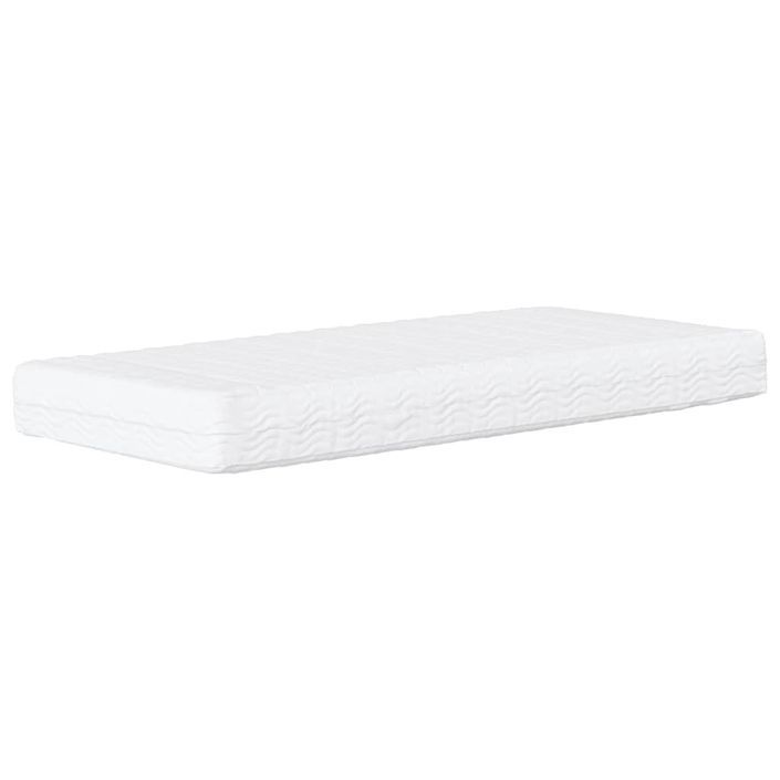 Lit avec matelas vert foncé 90x190 cm velours - Photo n°8