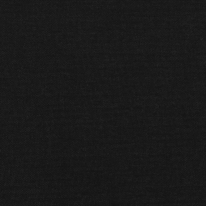 Lit avec tête de lit Noir 200x200 cm Tissu - Photo n°9