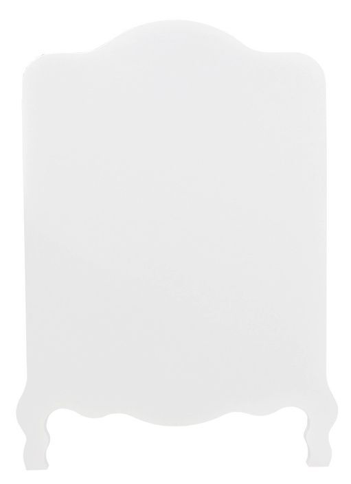 Lit bébé capitonné hêtre massif blanc Diva 60x120 cm - Photo n°4