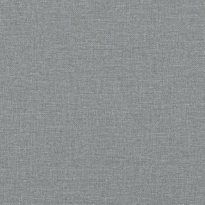 Lit de jour avec lit gigogne gris clair 80x200 cm tissu - Photo n°10