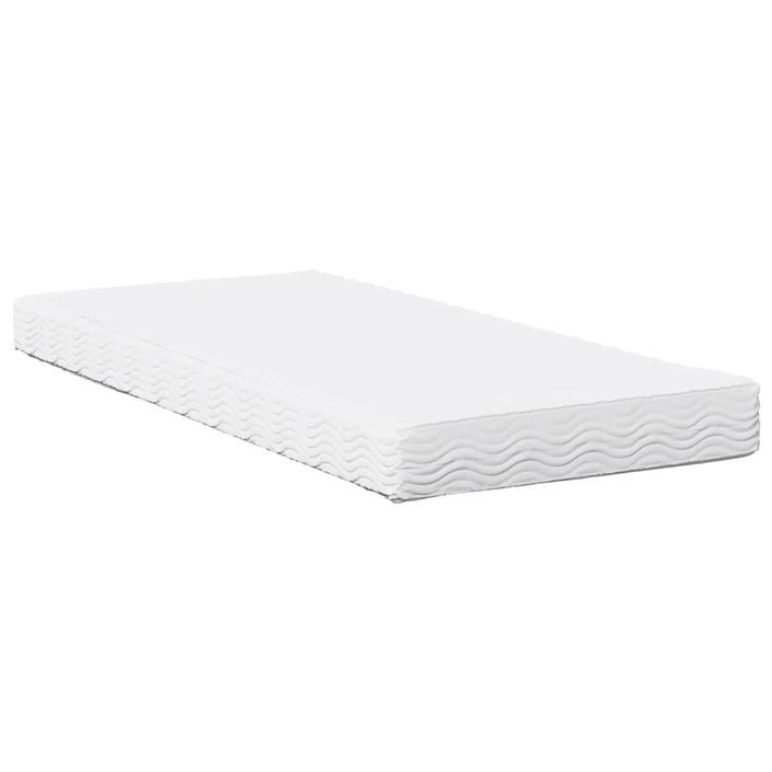 Lit de jour avec matelas blanc 80x200 cm bois de pin massif - Photo n°9