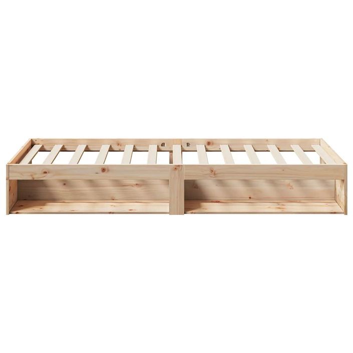 Lit de jour sans matelas 100x200 cm bois de pin massif - Photo n°6