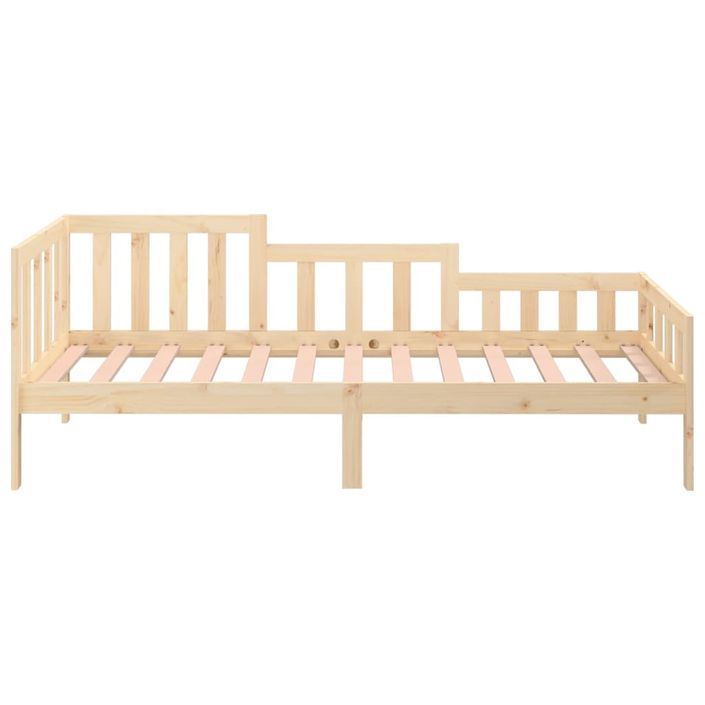 Lit de jour sans matelas 90x200 cm bois de pin massif - Photo n°8