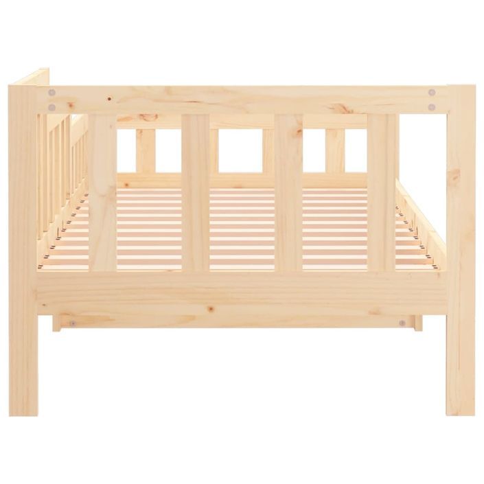 Lit de jour sans matelas 90x200 cm bois de pin massif - Photo n°9