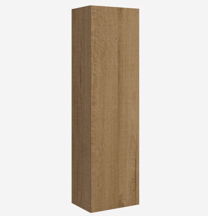 Lit escamotable 160x190 cm avec 1 colonne de rangement 2 meubles hauts bois clair kanto - Photo n°6