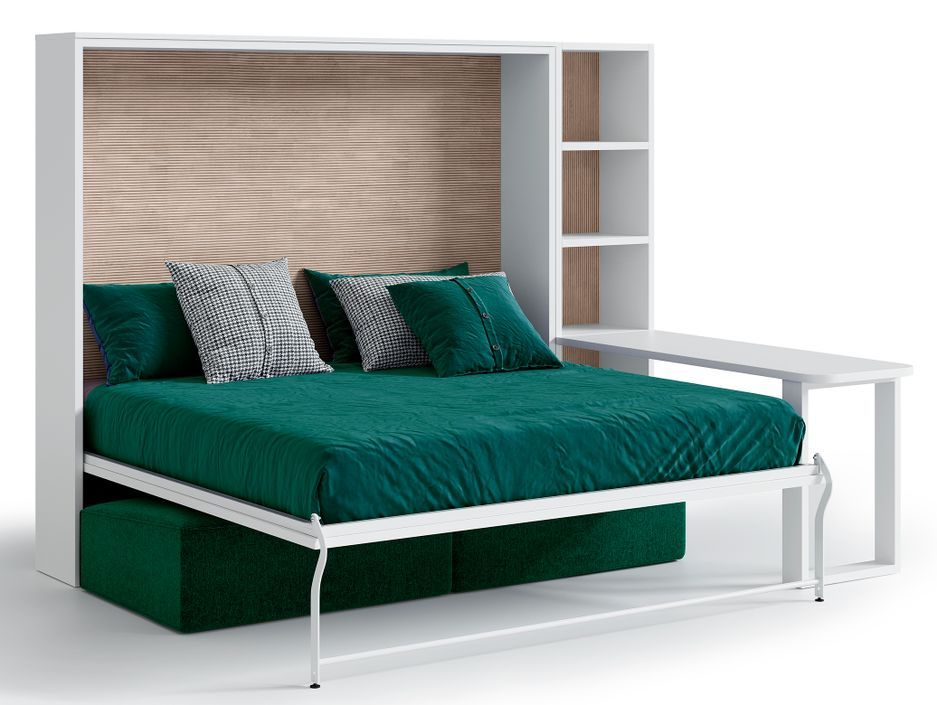 Lit escamotable horizontal 160x200 Prolok - Photo n°4