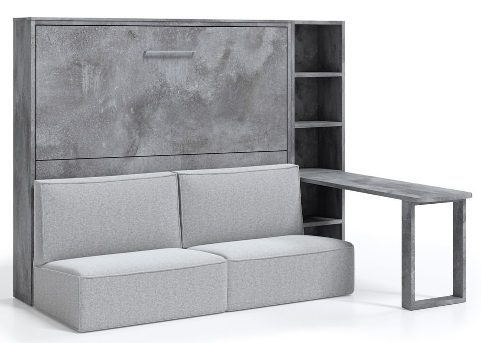 Lit escamotable horizontal 160x200 Prolok - Photo n°7