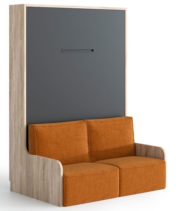 Lit escamotable vertical avec banquette Kora 90x190 - Photo n°6